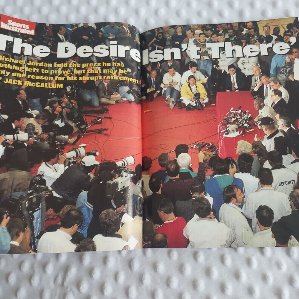 Sports Illustrated Michael Jordan First Retirement October 18, 1993 Why? - Picture 8 of 16